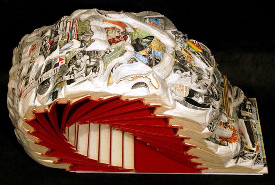 Book Surgery: Incredible Book Carving Art from Brian Dettmer