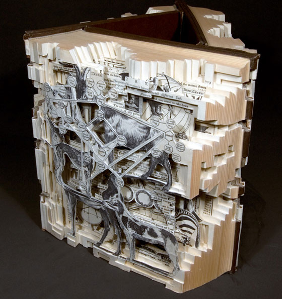 Book Surgery: Incredible Book Carving Art from Brian Dettmer