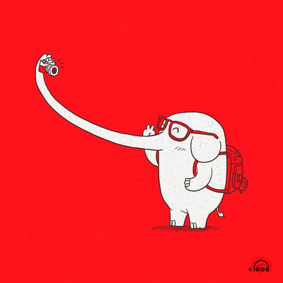 Doodling a Smile: Optimistic Illustration from Heng Swee Lim