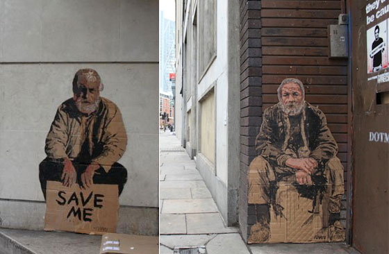 Food for thought: Homeless Street Art by Michael Aaron Williams
