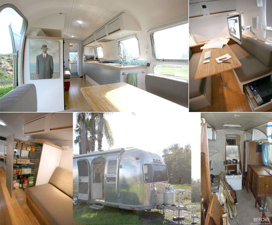 Creative Transformation: From Vintage Trailer to Living Space