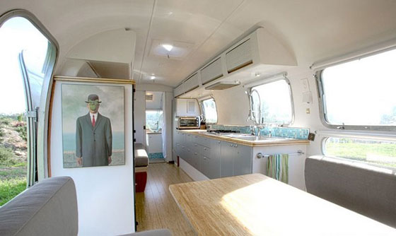 Creative Transformation: From Vintage Trailer to Living Space