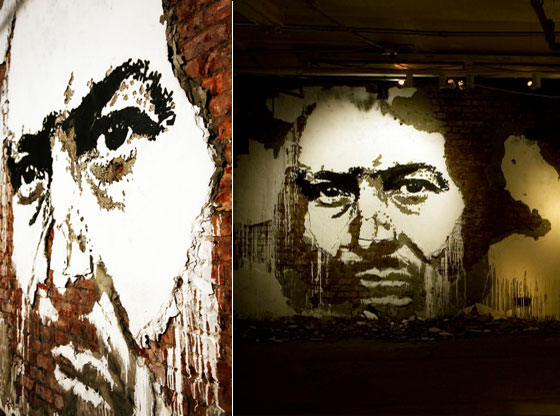 Mind-Blowing Deconstructed Wall Art from Alexandre Farto aka Vhils