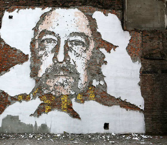 Mind-Blowing Deconstructed Wall Art from Alexandre Farto aka Vhils