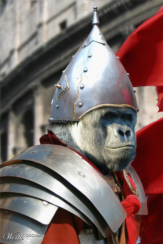Armored Animals: Creative Photo manipulation Contest from Worth1000