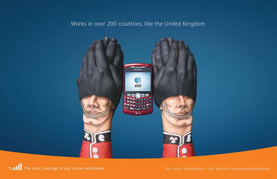Creative AT&T Ads Campaign: 23 Fabulous Hand Paintings