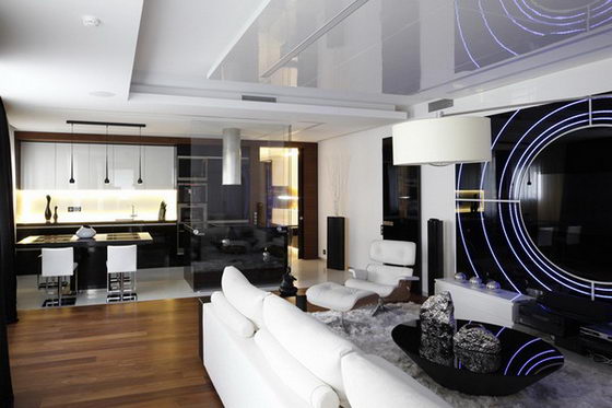 Fantasy Island: Contemporary Apartment Design in Moscow