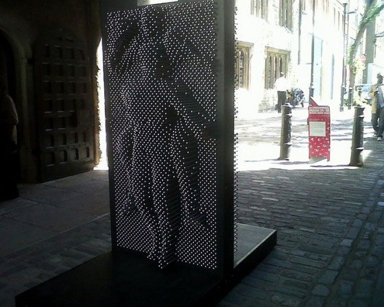 Be a Pin Up: Interactive Pin up Installation by Lulu Guinness