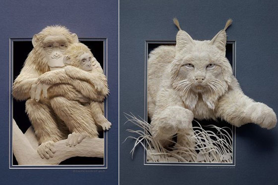 Paper Zoo: Amazing Animal Paper Sculpture from Calvin Nicholls - Design Swan