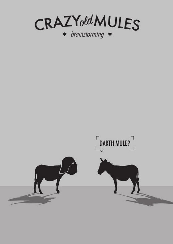 Hilarious Illustration: Crazy Old Mules by Estudio Minga