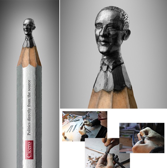 PencilHeads: Amazing Sculptures on Pencil Tip