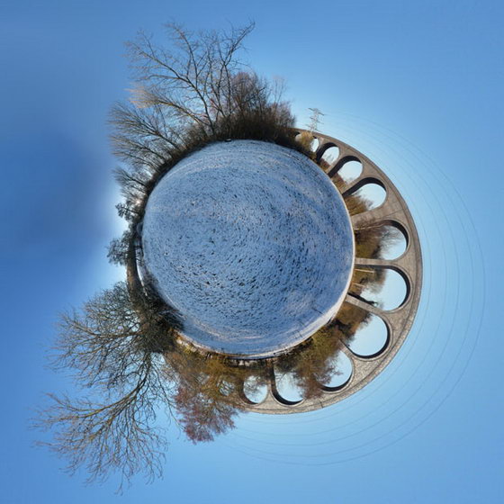 Amazing 360-degree Stereographic Projections by David Jackson