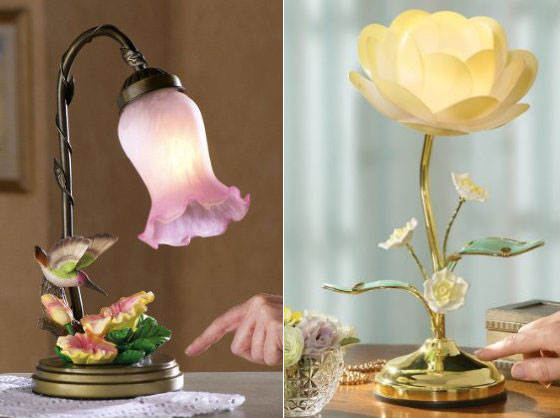 Flower deals lamp light