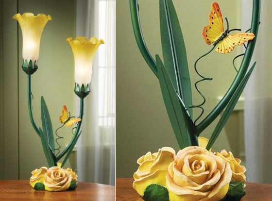 table lamp flower