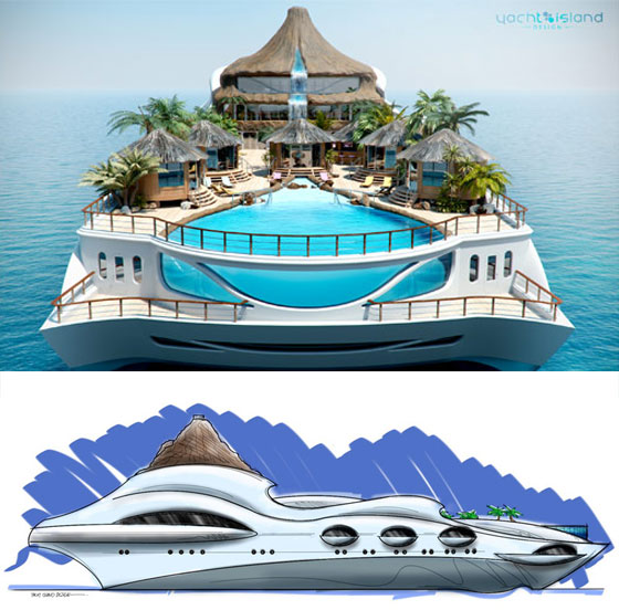 Tropical Island Paradise: An Incredible Yacht Concept