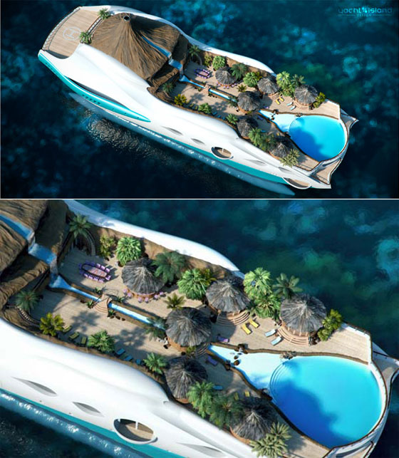 Tropical Island Paradise: An Incredible Yacht Concept