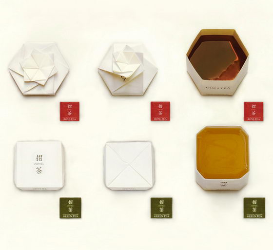 Cuptea: An Innovative Origami Tea Package Design