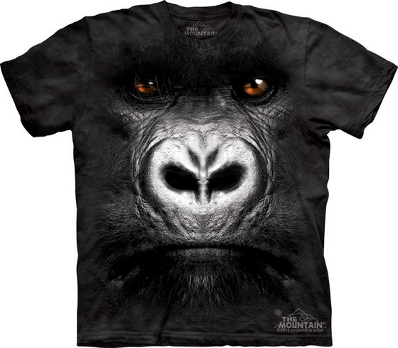 RelaxLife Mens 3D Print T-Shirts Summer 3D T-Shirt Print Animal Monkey Gorilla Short Sleeve Funny Design Casual Top T-Shirt Men Large Size 6Xl 