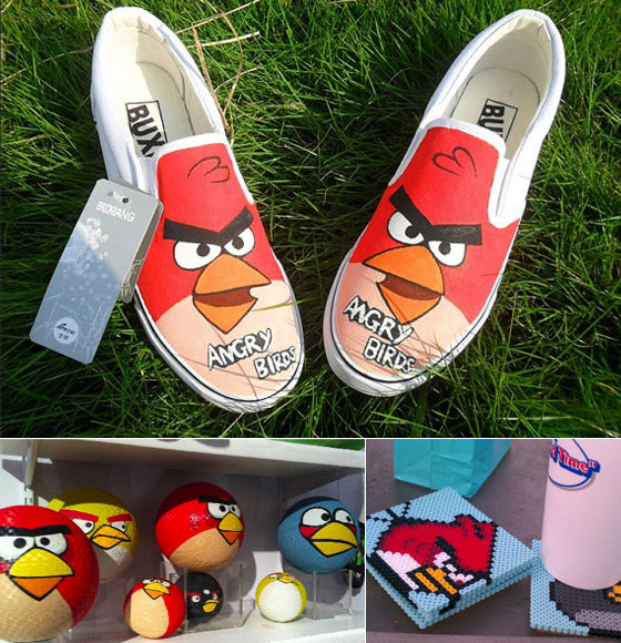Funny and Cute Angry Birds Inspired Products