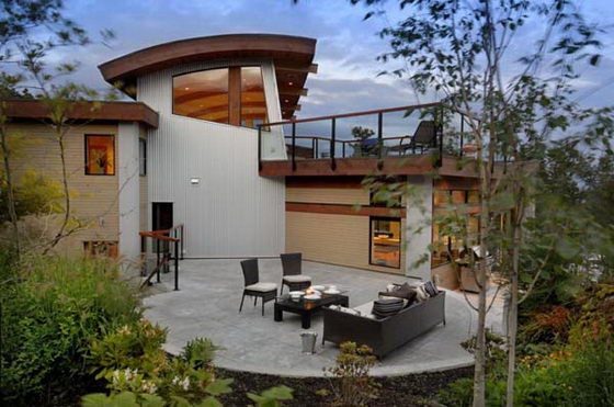 Contemporary Wooden and Glass House Designs by Keith Baker