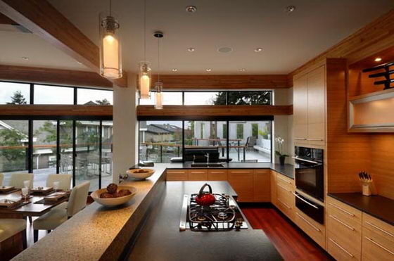 Contemporary Wooden and Glass House Designs by Keith Baker
