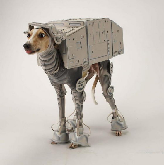 Unusual AT-AT Dog Costume by Katie Mello