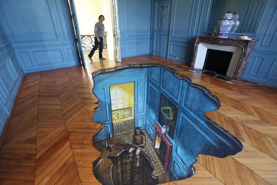 Optical Illusion: Dramatic 3D Pavement Art by Joe Hill