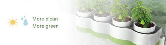 Innovative TwoFace Window for Plants and Cleaning