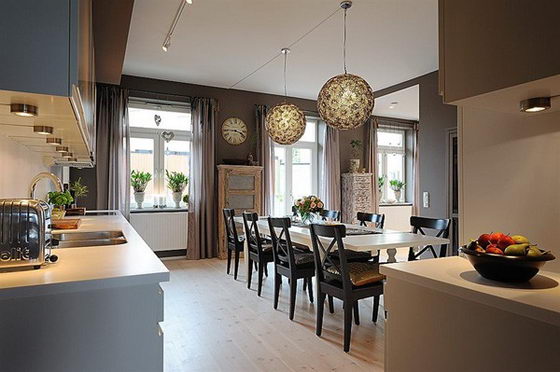 Gorgeous Sweden Apartment With Lavish Decorations