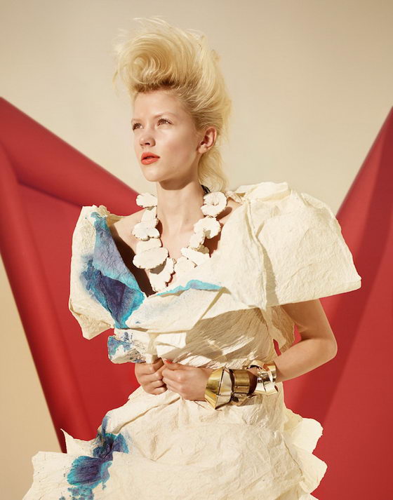 Stunning Paper Dresses by Matthew Brodie