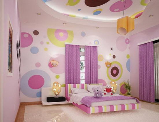 nice and beautiful bedroom for teenage girl