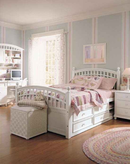 25 Beautiful and Charming Bedroom Design for Teenage Girls - Design Swan