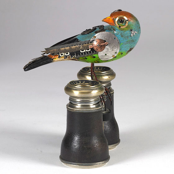 Songbirds: Beautiful Steampunk Sculptures