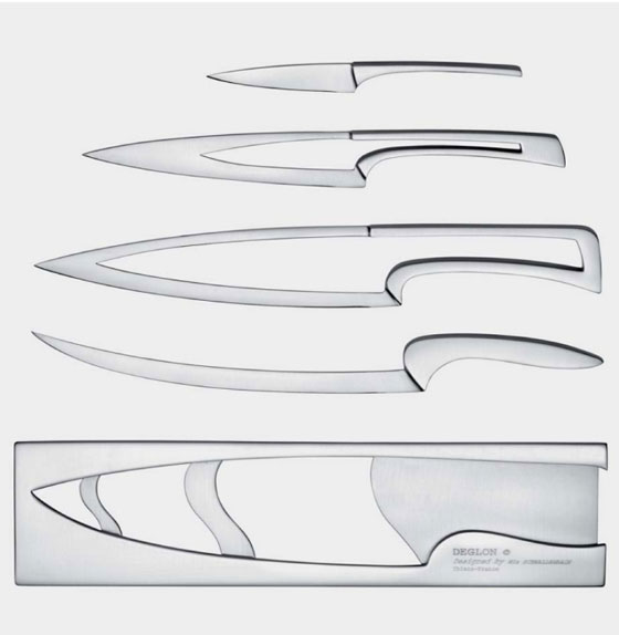 Beautiful Nesting Knives Designed by Mathematics