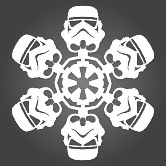 DIY Star Wars Snowflakes, Happy Holiday