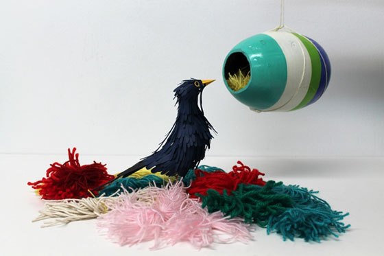 Fun with Paper: Colorful Paper Birds by Diana Beltran Herrera