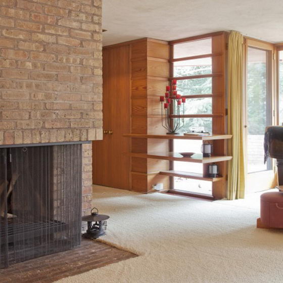 Beautiful and Cozy Kenneth Laurent House by Frank Lloyd Wright