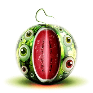 Crazy Fruits: When Fruits have Eyes