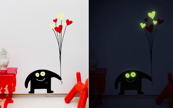 Interesting Wall Decals Glow in Dark