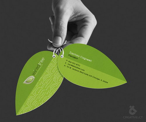 22 Creative and Unusual Die-cut Business Card Designs