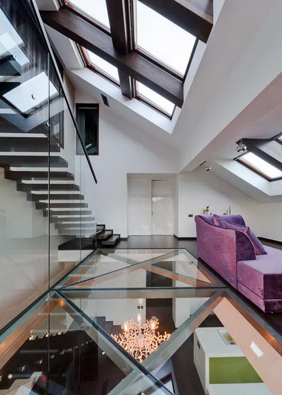 Cetatuia Loft: Modern Transparent Loft by Ion Popusoi and Bogdan Preda