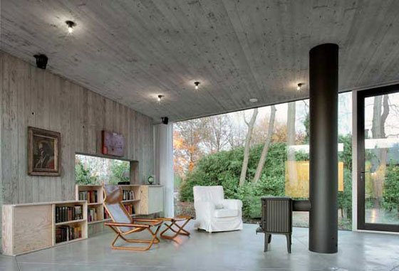 House BM: Multifaceted Concrete House Fully Connected With Nature