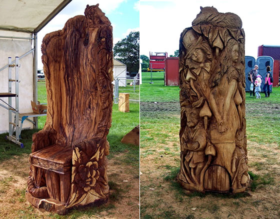 Amazing Wood Sculptures Created by Chainsaw
