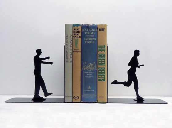 Cool and clever Bookends by Knob Creek 