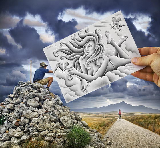 Ben Heine: Pencil Vs Camera Series 3