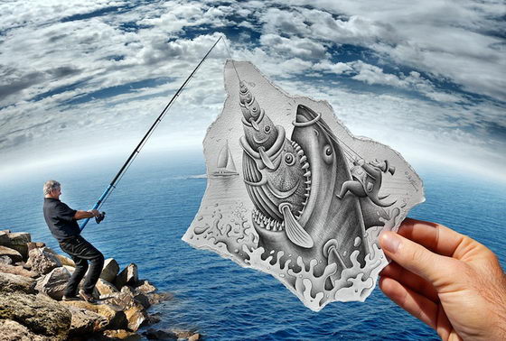 Ben Heine: Pencil Vs Camera Series 3