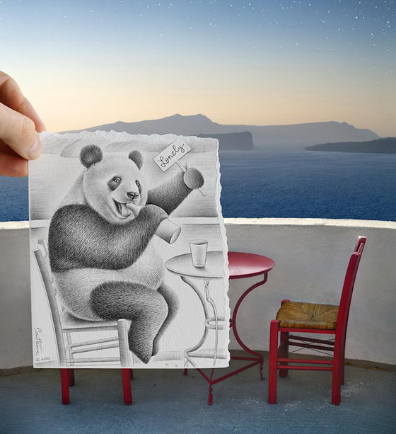 Ben Heine：铅笔与摄像机系列3