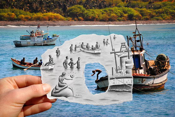 Ben Heine: Pencil Vs Camera Series 3