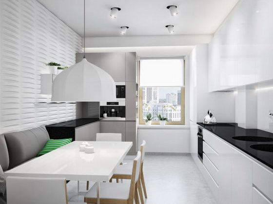 Modern and Elegant Ukrainian apartment Rendering 