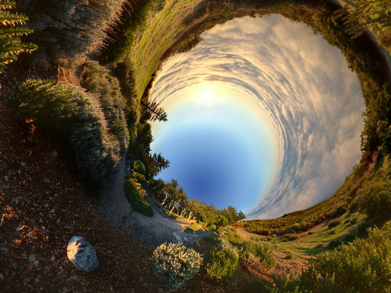 Alternative Perspectives: Swirling 360-Degree Landscapes by Randy Scott